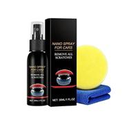 Reparación De Arañazos Del Coche - Spray Reparador Nano Brillante,Spray Para Arañazos De Auto 30 Ml Con Esponja | Automóvil SUV Autocaravana Pickup Parabrisas Ventana Panel Puerta