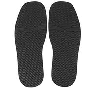 Reparación de Bricolaje de Reemplazo de Goma de Suelas Completas, un par de Zapatos de Cuero Antideslizante Resistente Al Desgaste Suela de Zapatos de Goma de Grano Elevado Suela (Negro)