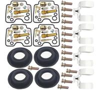 Reparación de carburadores Kit De Reconstrucción Carburador Motocicleta Para Suzuki GSX GSX750 F 1998-2006 Para Katana 750 750F Con Diafragma Émbolo Flotador Juego Piezas Carburador(CONJUNTO 1)