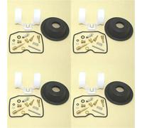 Reparación de carburadores Kit De Reparación Carburador Para Kawasaki GPZ400 GPZ400R GPZ 400 400R R Junta Válvula Aguja Diafragma Vacío Juego Piezas Carburador