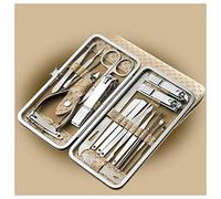 Reparación de las uñas, Juego de manicura for el cuidado de las uñas, herramientas for el cuidado de la pedicura, cortaúñas/kit de pedicura de acero inoxidable, juego de 19 piezas de cortaúñas de acer