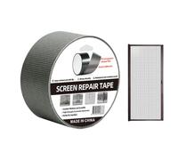 Reparación de Mosquitera para Ventana | Barrera de Cinta Autoadhesiva de Malla de Vidrio Flexible | Kit Reposición Mosquitera | para Patio, Porche, Autocaravana, Balcón, Tienda, Camper, Apartamento