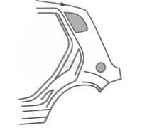 DIEDERICHS Panel Lateral Izquierdo Para Ford Fiesta V JH_ JD_ 1404037