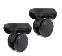 Reparación de ruedas de repuesto para equipaje, izquierda y derecha, conveniente maletín de equipaje, 1