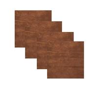 Reparación de Talón Zapato Parche autoadhesivo para el agujero del talón para la parte trasera de zapatos deportivos, zapatos de cuero y tacones altos, suave y duradero, 5,9x5,9 pulgadas (Color : Bro