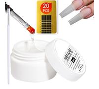 Reparación De Uñas Rotas,Gel para Uñas Frágiles y Dañadas - Protector Fortalecimiento Duradero Espesador 15ml Restauración Hogar Protección Viaje Manicura Adultas Mujeres Mantenimiento