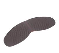 Reparación de zapatos de cuero Suela antideslizante Suela antideslizante en el antepié Almohadilla de media suela de goma para extender la vida útil del zapato Caucho natural (Marrón)