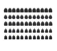 Reparación de zapatos de tacón alto, 60 piezas de diferentes tamaños Puntas de reparación de zapatos de tacón alto Grifos Reemplazo de elevadores de tacos PU, Negro