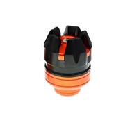 Reparación Marco Deslizante Horquilla Copa anticolisión protección anticaída Almohadillas de Choque aptas for Motocicleta Scooter Exterior(Orange)