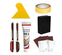 Reparación para suelos de madera | Bolígrafo rápido para retoques de 25 gramos, kit de reparación de madera, puertas de mesa, suelos de cocina, tablas, zócalos, encimeras de trabajo en casa y