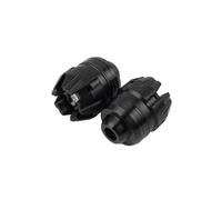 Reparación Protector anticaída del Marco de la Copa de protección de la suspensión Delantera, Protector anticaída Apto for Motocicleta, Scooter, Bicicleta eléctrica y Motocross Exterior(Black)