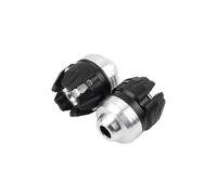 Reparación Protector anticaída del Marco de la Copa de protección de la suspensión Delantera, Protector anticaída Apto for Motocicleta, Scooter, Bicicleta eléctrica y Motocross Exterior(Silver)