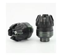 Reparación Protector anticaída Delantero y Trasero, Marco Deslizante anticaída Apto for Accesorios de Motocicleta Exterior(Grey)