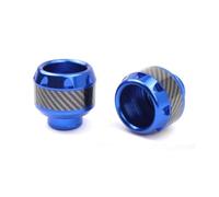 Reparación Protector anticaída Deslizante de Marco de Copa de protección de suspensión Delantera Apto for Motocicleta Scooter E-Bike Exterior(Pattern Blue)