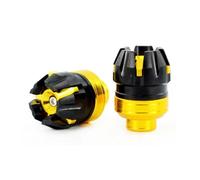 Reparación Protector anticaída Deslizante de Marco de Copa de protección de suspensión Delantera Apto for Motocicleta Scooter E-Bike Exterior(Gold)