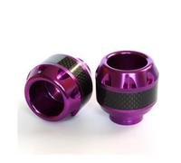 Reparación Protector anticaída Deslizante de Marco de Copa de protección de suspensión Delantera Apto for Motocicleta Scooter E-Bike Exterior(Pattern Purple)