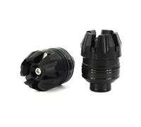 Reparación Protector anticaída Deslizante de Marco de Copa de protección de suspensión Delantera Apto for Motocicleta Scooter E-Bike Exterior(Black)