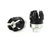 Reparación Protector anticaída Deslizante de Marco de Copa de protección de suspensión Delantera Apto for Motocicleta Scooter E-Bike Exterior(Silvery)