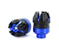 Reparación Protector anticaída Deslizante de Marco de Copa de protección de suspensión Delantera Apto for Motocicleta Scooter E-Bike Exterior(Blue)