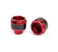 Reparación Protector anticaída Deslizante de Marco de Copa de protección de suspensión Delantera Apto for Motocicleta Scooter E-Bike Exterior(Pattern Red)