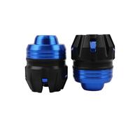 Reparación Protector anticaídas Deslizante for Marco de protección de suspensión de Copa de Horquilla Delantera Apto for Motocicleta Scooter Exterior(Blue)