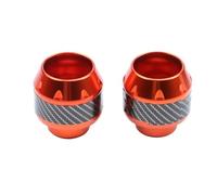 Reparación Protector contra choques de marco de horquilla delantera, almohadillas de protección contra caídas, deslizadores aptos for motocicleta, Scooter, Moto, accesorios exteriores Exterior(Orange)