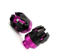 Reparación Protector de suspensión Delantera for Motocicleta, Deslizador de Marco de Copa, anticolisión, anticaída, Apto for Motocicleta Exterior(Purple)