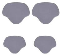 reparacion tacones zapatos 2 pares de parches interiores autoadhesivos for agujeros, kit de parches de reparación de agujeros for zapatillas, pequeños y grandes(Gray 1)