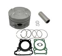 Reparaciones fáciles Kit de Juntas pistón Motocicleta, 73mm, para Honda CBX250 Twister XR250 Tornado 01-08(Piston Ring Gasket)