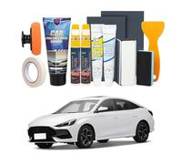 Reparador Arañazos Coche, Pulimento Quita Coche Arañazos para Reparación de Arañazos de Pintura, Ramitas, Clavos (12, Blanco puro + Blanco perla)