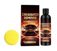 Reparador de arañazos automático, 100 g borrador de remolinos restaurador | con esponja borrada-arañazos para coche, corrección de barnices, acabado exterior y manchas de agua y oxidación ligera