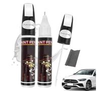 Reparador de Reparador Arañazos Coche,Blanco Rotulador Arañazos Coche,Reparación de Rayones de Coche 2-en-1,Bolígrafo Quita Arañazos Coche,Cubre y Repara Pequeños Rayones en tu Auto Bicicleta,2 Piezas