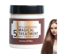 Reparadora Del Cabello - Molécula Fina 80 Ml | Crema Hidratante Para Pelo Seco | Tratamiento Universal Fortalecedor Capilar Para Escenario Hogar Viajes Citas Y Reuniones Sociales