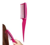 Reparadores para el cabello - Retención de rodillos portátiles, peine de rodillos profesional | PeineDetanee Redondeado Anti-spliting, Peine Para Cabello Rodillos Integrados Peine De Tinte Para