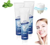 Reparar la pasta de dientes, Reparar la pasta de dientes blanqueadora, Pasta de dientes blanqueadora con niacinamida, Limpieza profunda, Respiración fresca y gestión de la salud bucal (3 piezas)