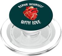 Repararse con amor Arte Kintsugi de cerámica japonesa PopSockets PopGrip para MagSafe