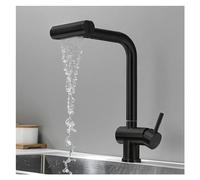 Reparte de la cocina del grifo de cocina de la cascada 360 ° Rotación fría y la cubierta caliente Montada de la cubierta del fregadero 4 formas en que los métodos de salida de agua toque, fácil