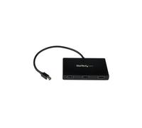 Repartidor de video/audio - STARTECH.COM - MSTMDP123HD - Mini DisplayPort a 3x HDMI - Hub MST - Negro