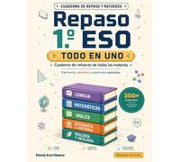 Repaso 1 ESO · Todo en Uno · Cuaderno de refuerzo de todas las materias: Con teoría, ejemplos y soluciones explicadas. Incluye Lengua, Matemáticas, Inglés, Geografía e Historia, y Biología y Geología