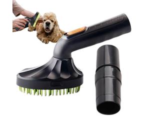 Repaso De Succión Para Animales - Accesorio Para El Cuidado Para Perros Y Gatos, Cepillo Para Cuanto Se Relaciona Con El Cabello | Fijación Al Vacío Para Un Aseo Sin Congestión, Elimina Fácilmente Los