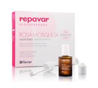 Repavar - Aceite Puro Rosa Mosqueta Primera Presión en Frío, 15 ml | Regenerador, Cicatrices, Estrías, Roll On y Cuentagotas, 100% Puro, Antimarcas, Piel Seca