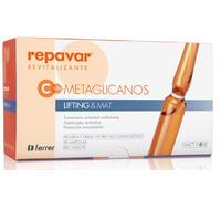 Repavar Revitalizante - Sérum Facial Efecto Lifting y Matificante - Elaborado con Vitamina C - Formato para 1 Mes - Acción Antioxidante y Antiedad - Piel más Joven y Firme - 30 Ampollas de 1 ml