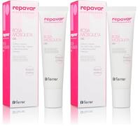 Repavar - Gel de Rosa Mosqueta Puro - Con Bisabolol y Vitamina E - Tratamiento Cosmético para Irritaciones, Rojeces y Erosiones - Válido en Pliegues y Mucosas - 30 ml (Paquete de 2)