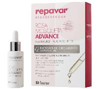 Repavar - Aceite Puro de Rosa Mosqueta - Con 2 Factores de Crecimiento - Tratamiento Cosmético Intensivo con Doble Potencia Reparadora - Formato Cuentagotas - 15 ml