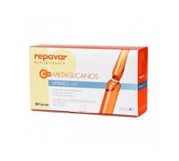 Repavar Revitalizante - Sérum Facial Efecto Lifting y Matificante - Elaborado con Vitamina C - Formato para 1 Mes - Acción Antioxidante y Antiedad - Piel más Joven y Firme - 30 Ampollas de 1 ml