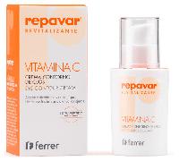 Repavar Revitalizante - Crema Contorno de Ojos con Acción Antiarrugas - Elaborada con Vitamina C - Previene la Aparición de Bolsas, Ojeras y Patas de Gallo - 15 ml