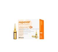 Repavar Revitalizante - Vitamina C Activa para el Cuidado Facial - Previene el Envejecimiento - Tratamiento Reafirmante y Revitalizante Intensivo - 20 Ampollas de 1 ml