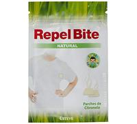 REPEL BITE NATURAL 24 parches repelentes CITRONELA. Protección más natural. Acción hasta 8-12 horas. Para niños y adultos con la piel más sensible.