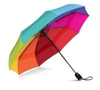 Repel Paraguas plegable Antiviento y - Apertura automática fácil - Paraguas Grande, Guarda Chuva Compacto y Duradero, Estructura de Fibra de Vidrio Resistente - Cabe en una Mochila o Bolso