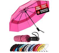 Repel Paraguas plegable Antiviento y - Apertura automática fácil - Paraguas Grande, Guarda Chuva Compacto y Duradero, Estructura de Fibra de Vidrio Resistente - Cabe en una Mochila o Bolso